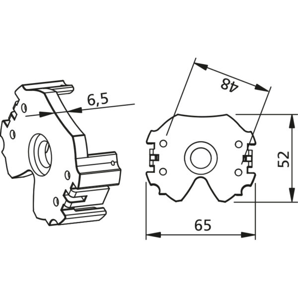 ETRIER DACCROCHE RAPIDE  MAX 20 Nm