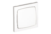 POUSSOIR À BASCULE BLANC