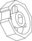 ADAPTATION PTUBE OCTO DIAM 60  ALU