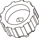 ADAPTATION POUR TUBE ROND DIAM 80 2mm