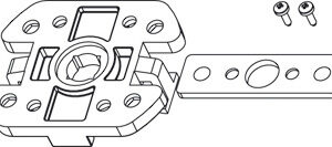 SUPPORT A ENCASTREMENT POUR MOTEUR VEO
