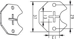 SUPPORT MURAL  MAX 10Nm  MOTEUR VEO